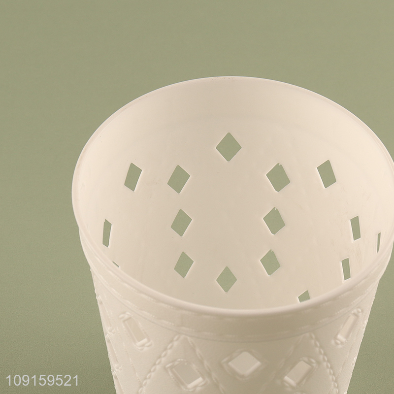 New arrival round home office hollow storage basket pen holder