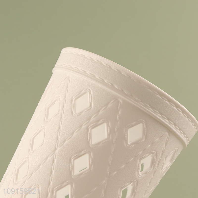 New arrival round home office hollow storage basket pen holder