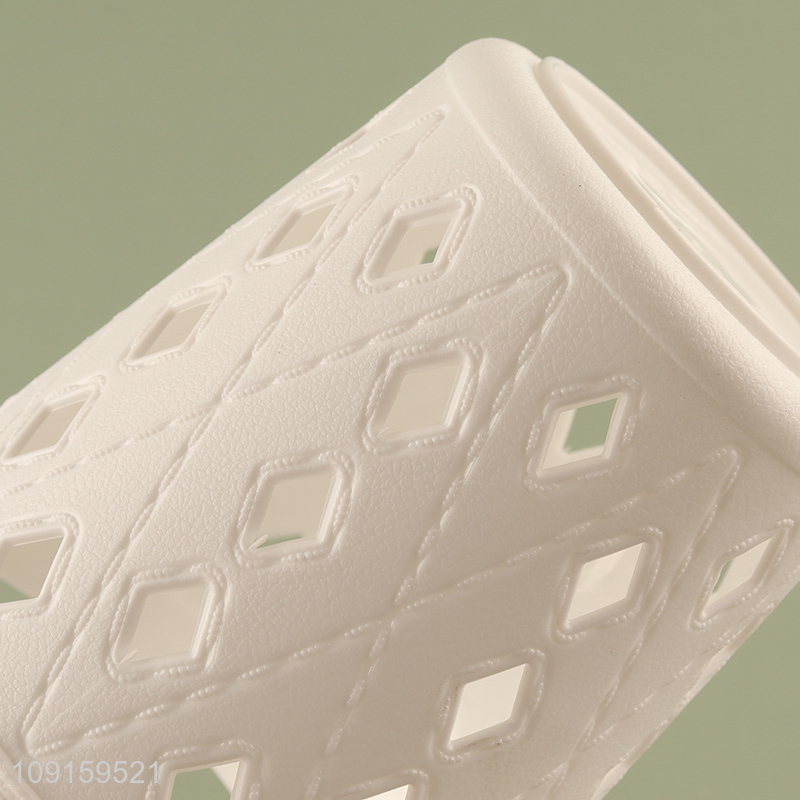 New arrival round home office hollow storage basket pen holder