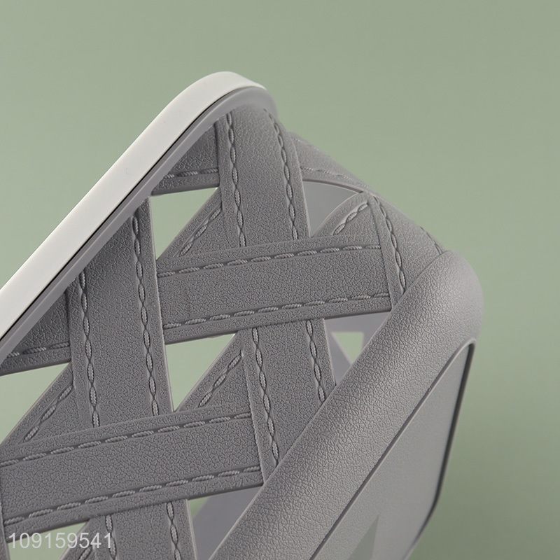 Yiwu market multicolor hollow storage basket with handle