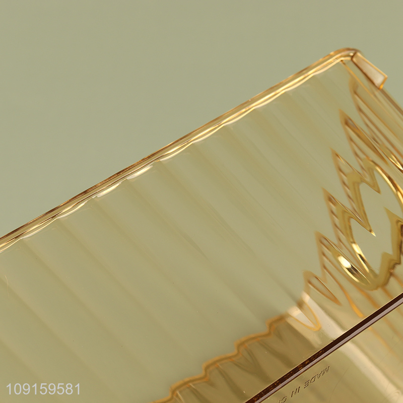 Low price multicolor rectangle plastic storage box with handle