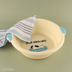 China products household plastic face washing basin with handle