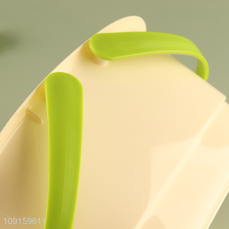 Factory price household bathroom water bucket with handle