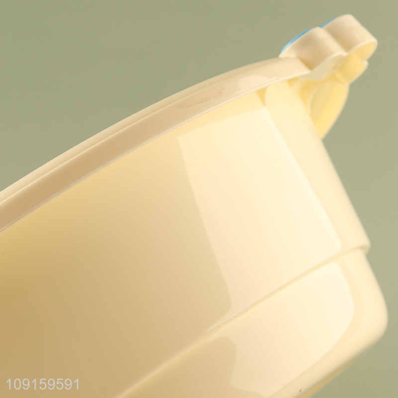 China products household plastic face washing basin with handle