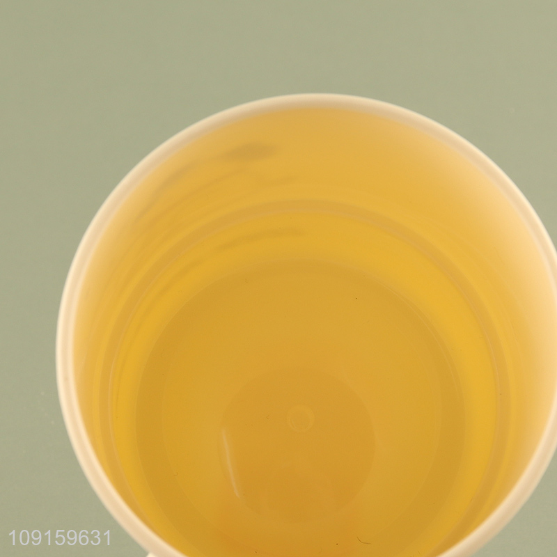 Popular products cartoon printed plastic mouthwash cup with handle