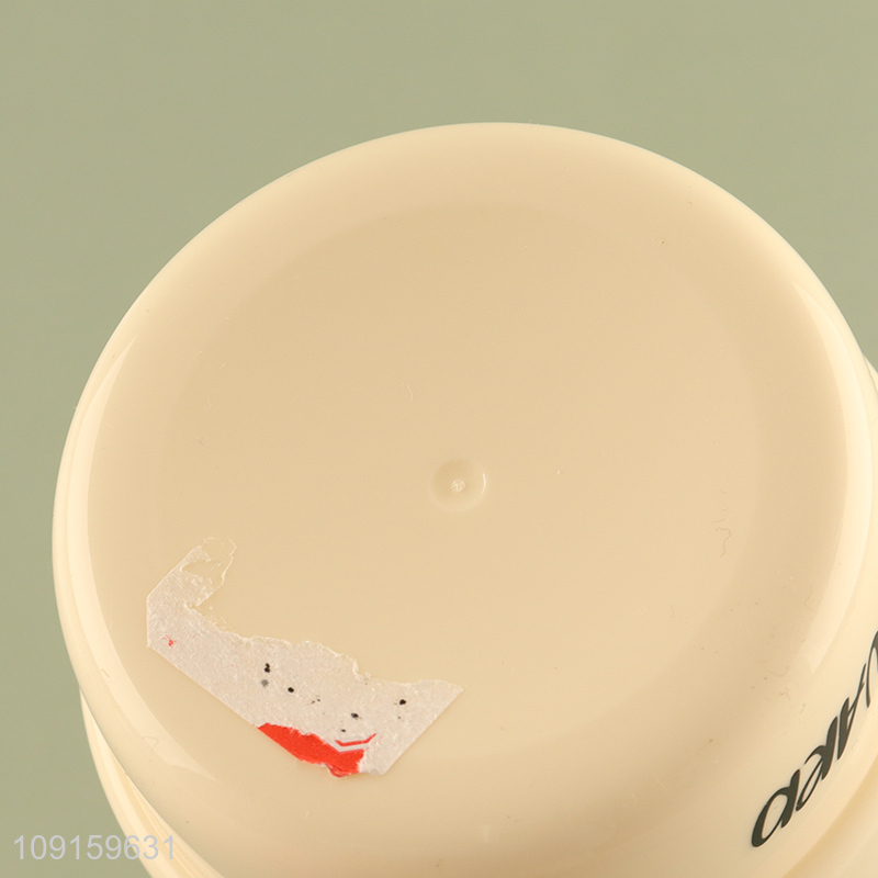 Popular products cartoon printed plastic mouthwash cup with handle