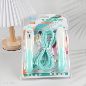 New Arrival Adjustable Counting Jump Rope Skipping Rope for Fitness