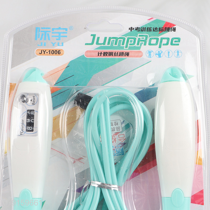 New Arrival Adjustable Counting Jump Rope Skipping Rope for Fitness