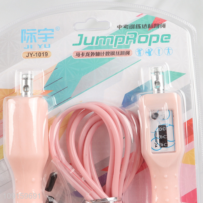 Good Quality Counting Skipping Rope Jump Rope with Non-Slip Handle
