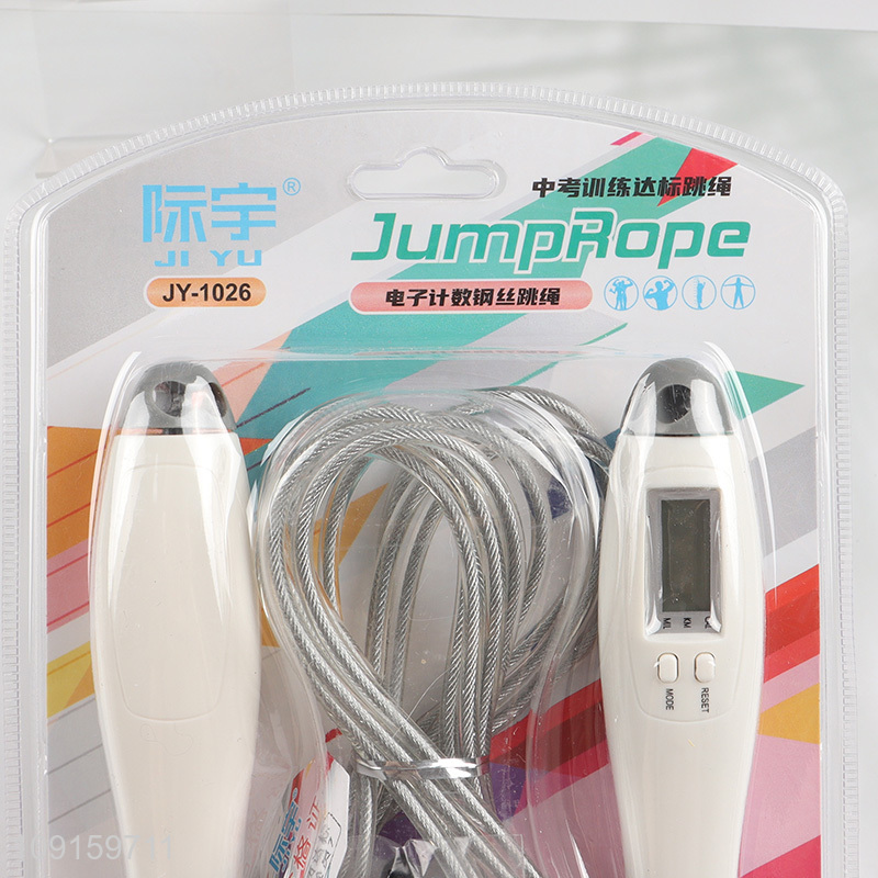 Factory Supply Adjustable Skipping Rope Wear Resistant Digital Jump Rope