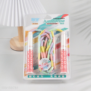 Online Wholesale Beaded Skipping Rope Segmented Jump Rope for Kids