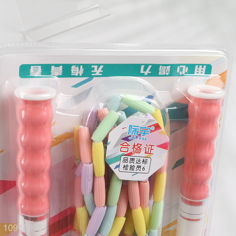 Online Wholesale Beaded Skipping Rope Segmented Jump Rope for Kids