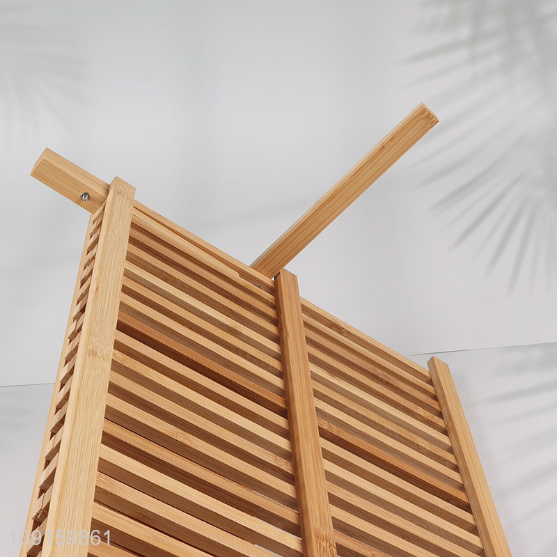 Factory Price Dish Drying Rack Folding Bamboo Dish Rack for Kitchen