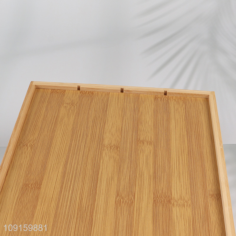 High Quality Bamboo Drawer Organizer Bins Kitchen Utensils Storage Bins