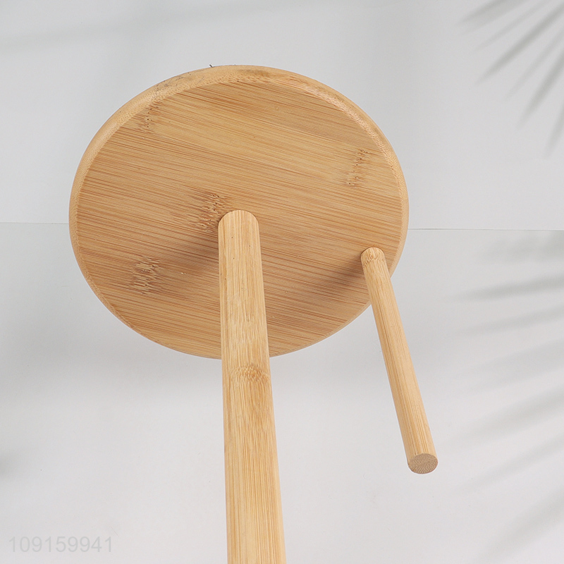 Hot Selling Non-Slip Bamboo Paper Towel Holder for Kitchen Bathroom