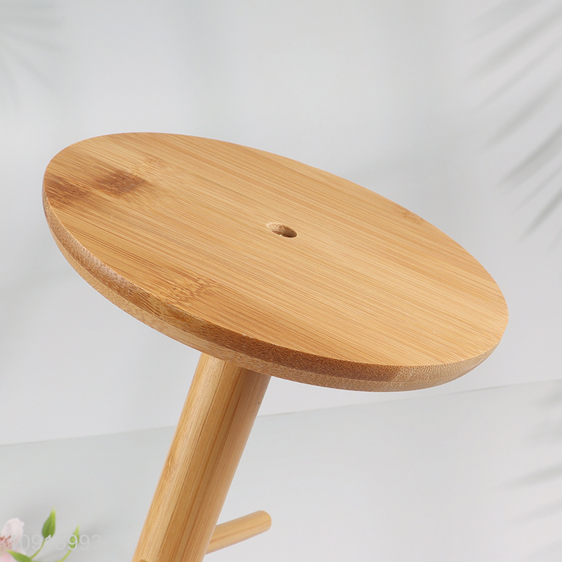 Good Quality 6 Hook Bamboo Cup Rack Bamboo Coffee Mug Holder