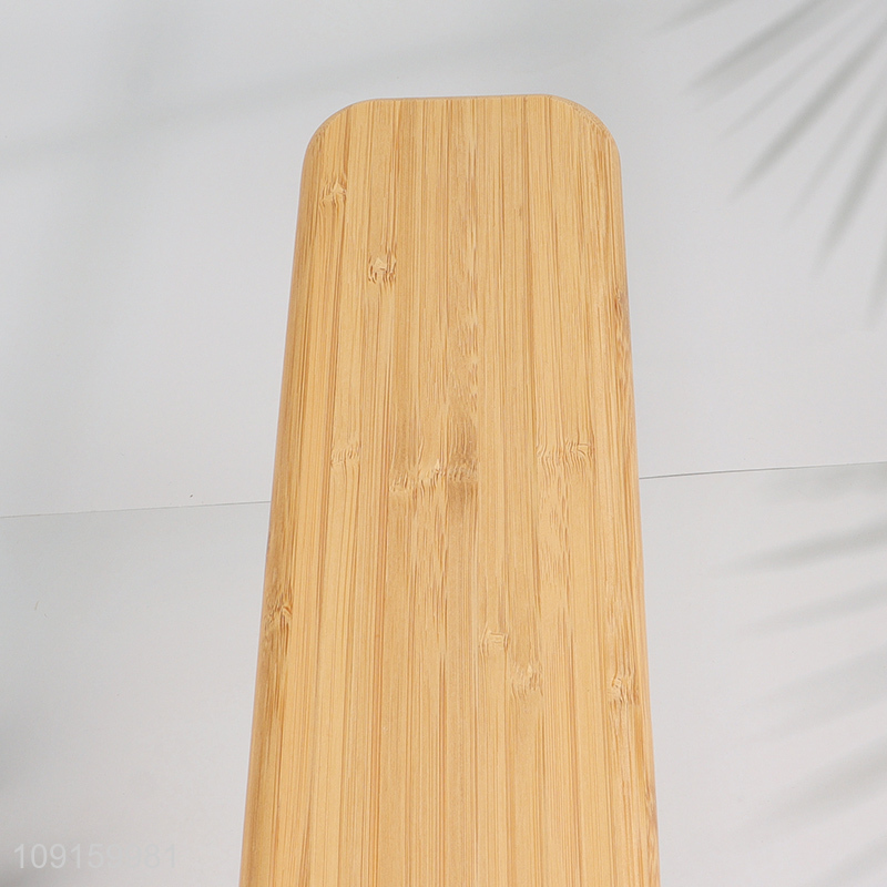 New Product 4-Compartment Bamboo Dinner Plate Divided Bamboo Tray