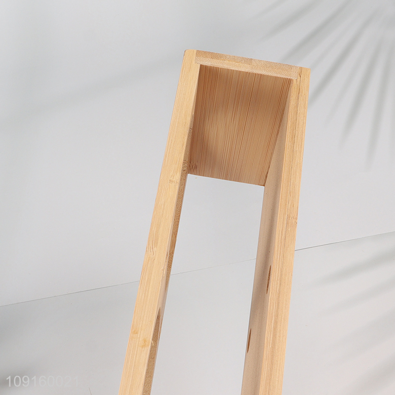 Good Quality Bamboo Kitchen Spice Rack Bamboo Seasoning Pot Holder