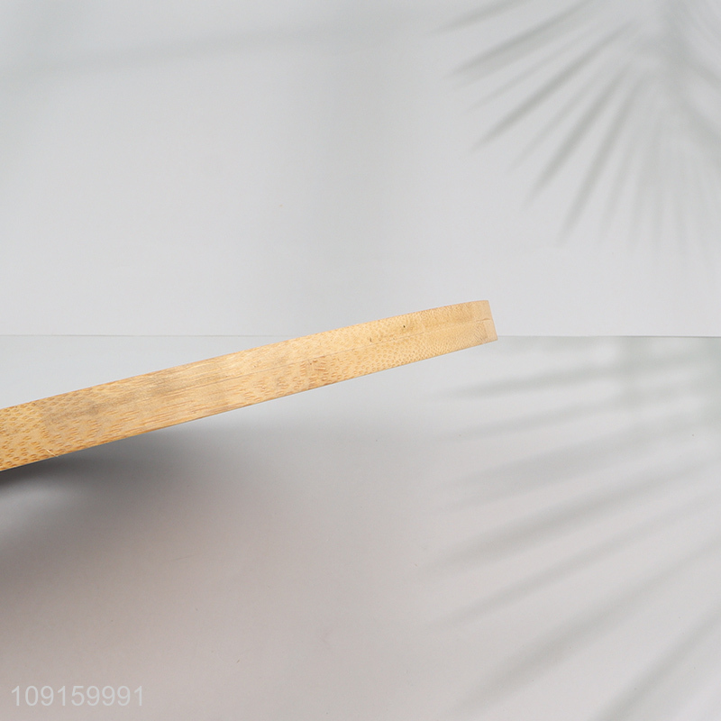 Online Wholesale Round Natural Bamboo Chopping Board Kitchen Cutting Board