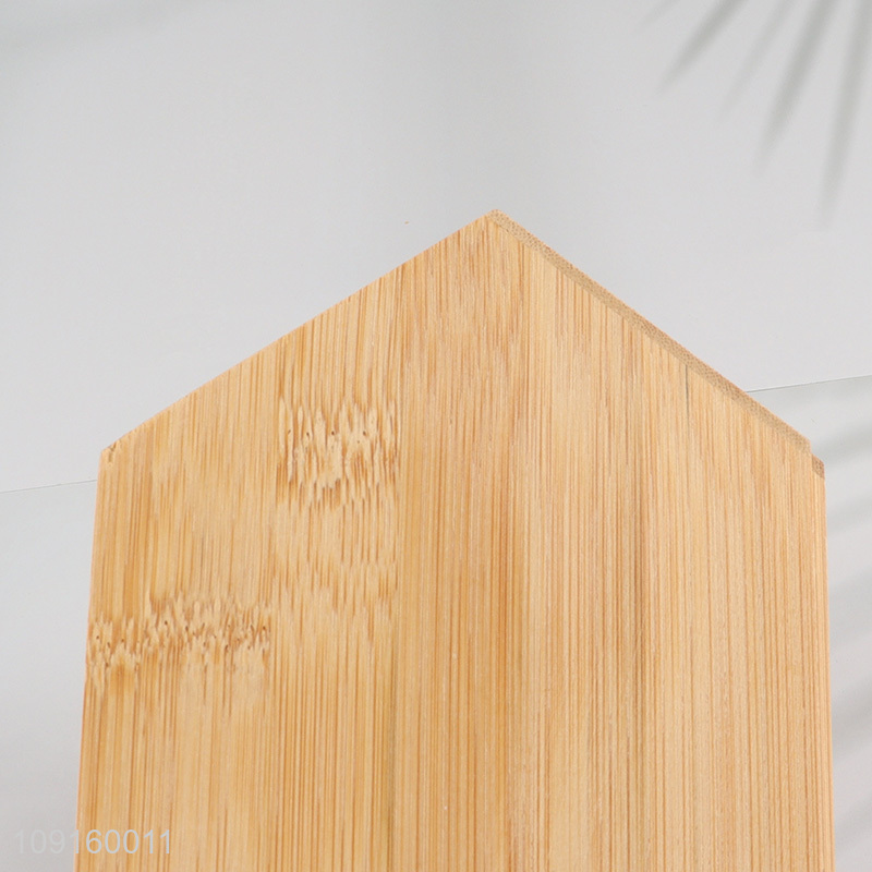 Factory Supply Stackable Bamboo Storage Organizer Bins for Kitchen Countertop