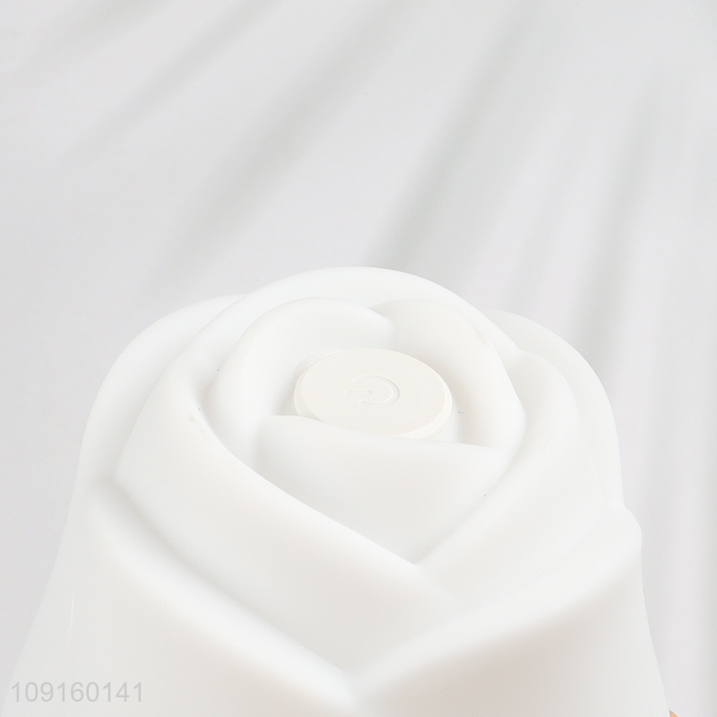 New Arrival Rose Night Light USB Rechargeable Night Lamp for Home Decor