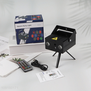 High Quality Square Party Laser Light Remote Control Strobe Light for Bar KTV