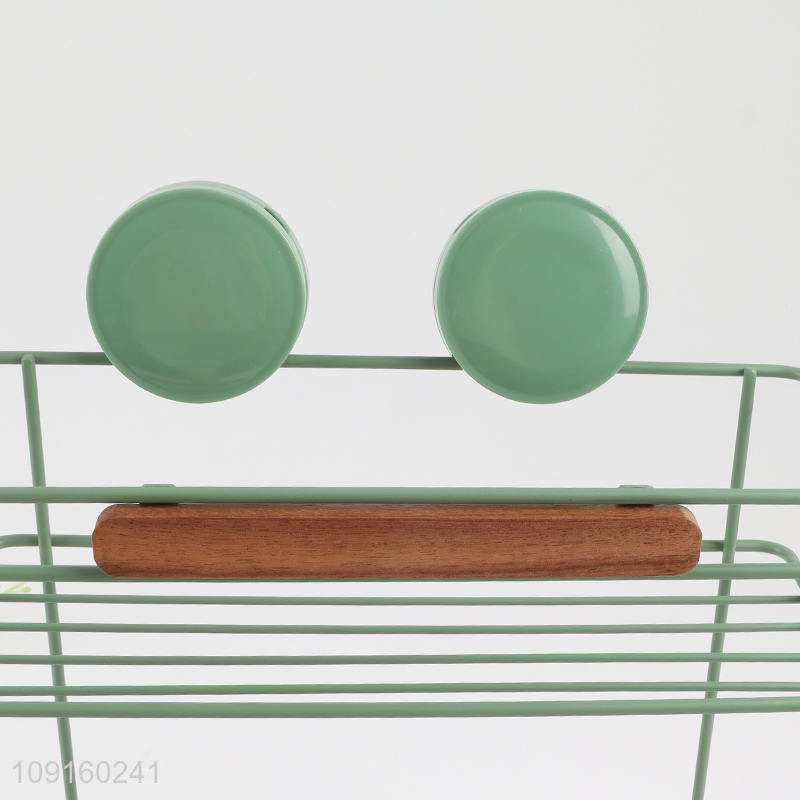 Online Wholesale 2-Tier Metal Wire Shower Caddy Bathroom Shower Rack