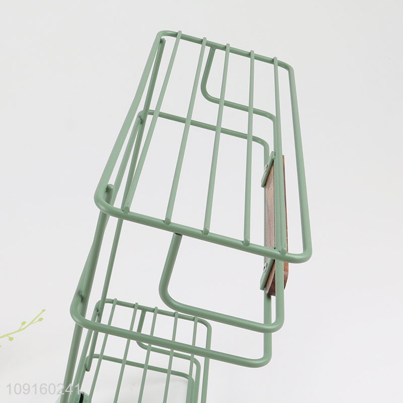 Online Wholesale 2-Tier Metal Wire Shower Caddy Bathroom Shower Rack