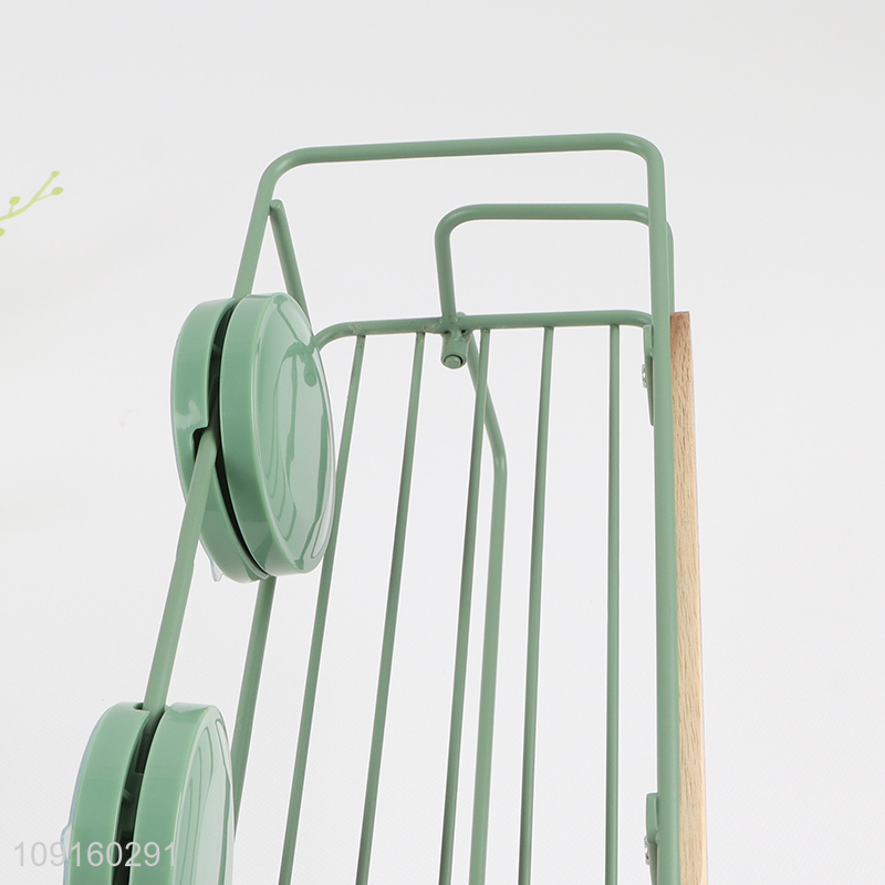 High Quality Suction Cup Metal Shower Caddy Towel Rack for Shampoo