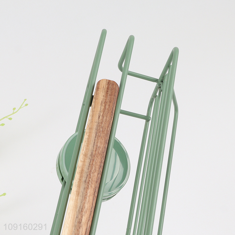 High Quality Suction Cup Metal Shower Caddy Towel Rack for Shampoo