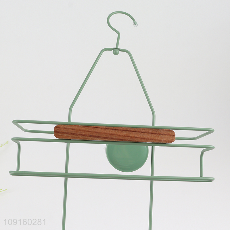 New Product 3-Tier Metal Wire Hanging Shower Caddy with Suction Cups