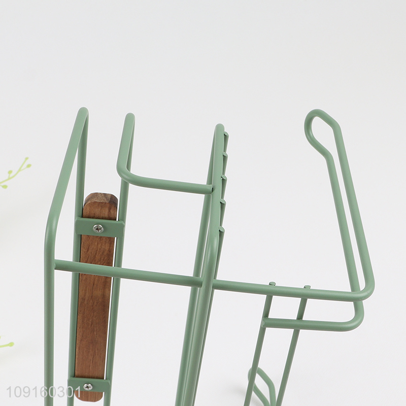 China Imports Suction Cup Metal Shower Caddy Towel Rack for Bathroom