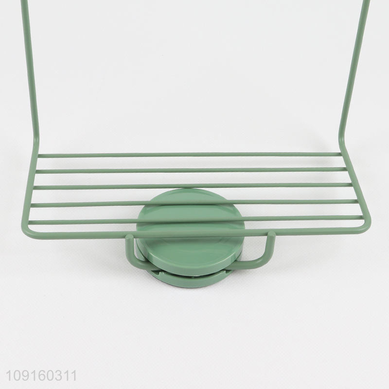 New Arrival Rustproof Bathroom Shower Caddy Towel Rack with Suction Cups