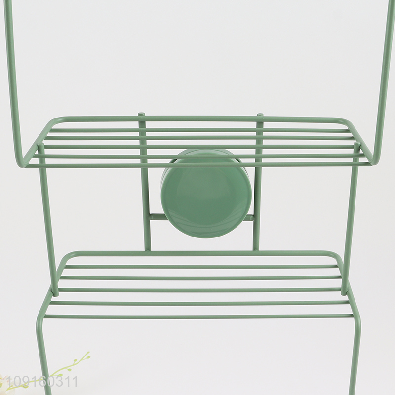 New Arrival Rustproof Bathroom Shower Caddy Towel Rack with Suction Cups