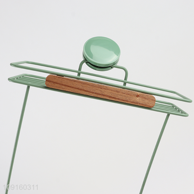 New Arrival Rustproof Bathroom Shower Caddy Towel Rack with Suction Cups