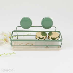 Good Quality Suction Cup Metal Shower Caddy Shower Rack for Soap Shampoo