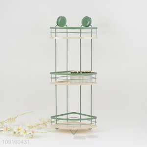 New Product 3-Tier Suction Cup Metal Wire Shower Caddy Bathroom Shelves