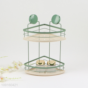 Wholesale 2-Tier Rustproof Metal Corner Shower Caddy with Suction Cups