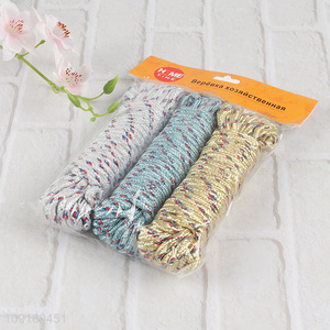 Good Quality 3PCS 10m Heavy Duty Briaded Rope Clothesline Washing Line