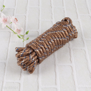 Factory Price 10m Diamond Briaded Rope Outdoor Clothesline Washing Line