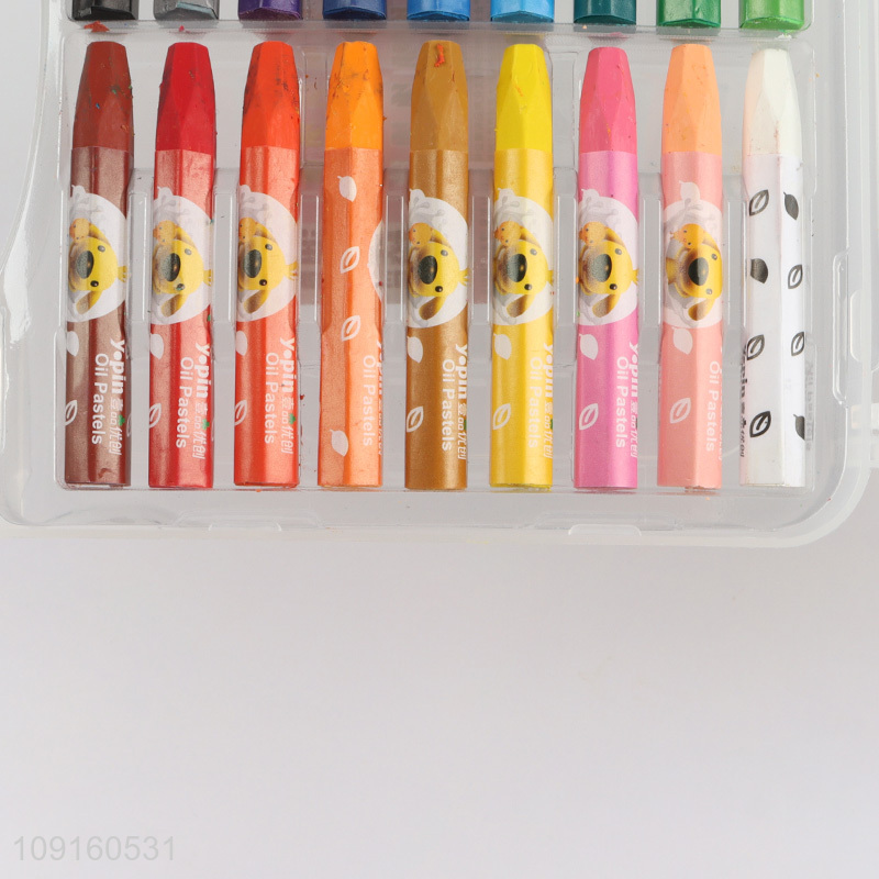 New Arrival 18 Colors Oil Pastels for Art Painting Drawing Blending