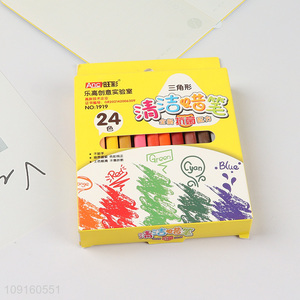 New Product 24 Colors Oil Pastels Non-Toxic Safe Oil Pastels Set