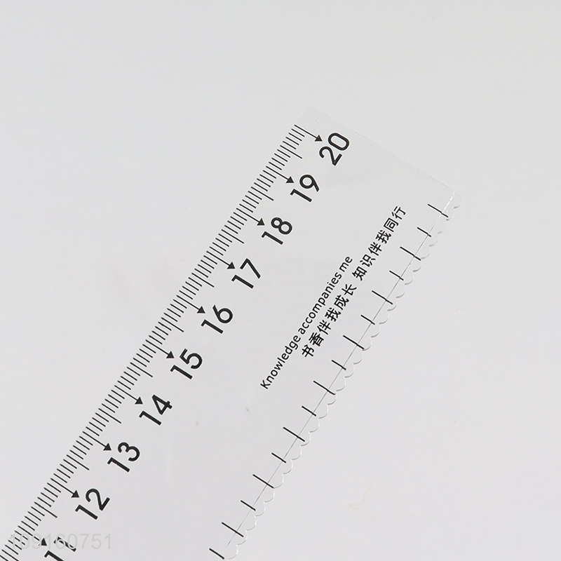 High Quality Plastic Straight Ruler Measuring Tool for Student School Office