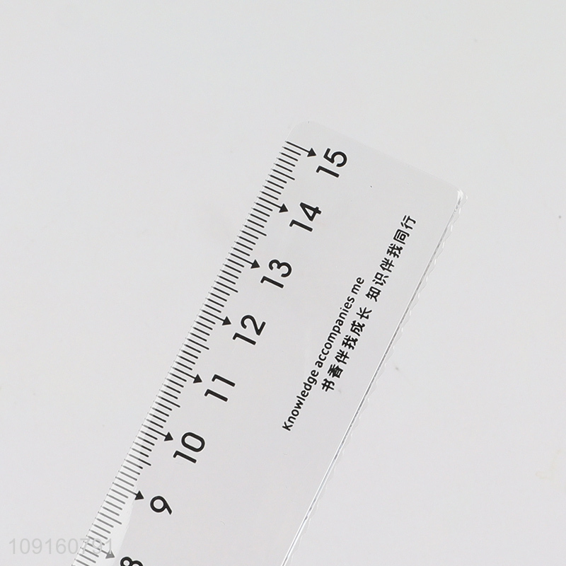 China Imports Clear Plastic Ruler Straight Ruler Plastic Measuring Tool