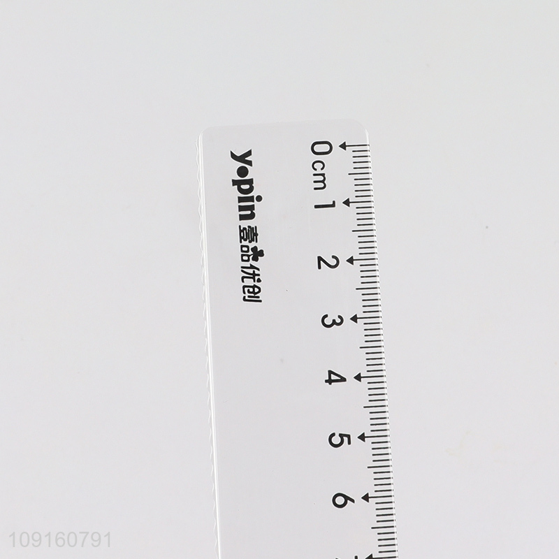 China Imports Clear Plastic Ruler Straight Ruler Plastic Measuring Tool
