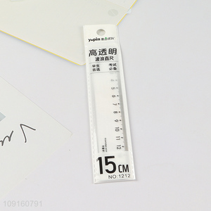 China Imports Clear Plastic Ruler Straight Ruler Plastic Measuring Tool