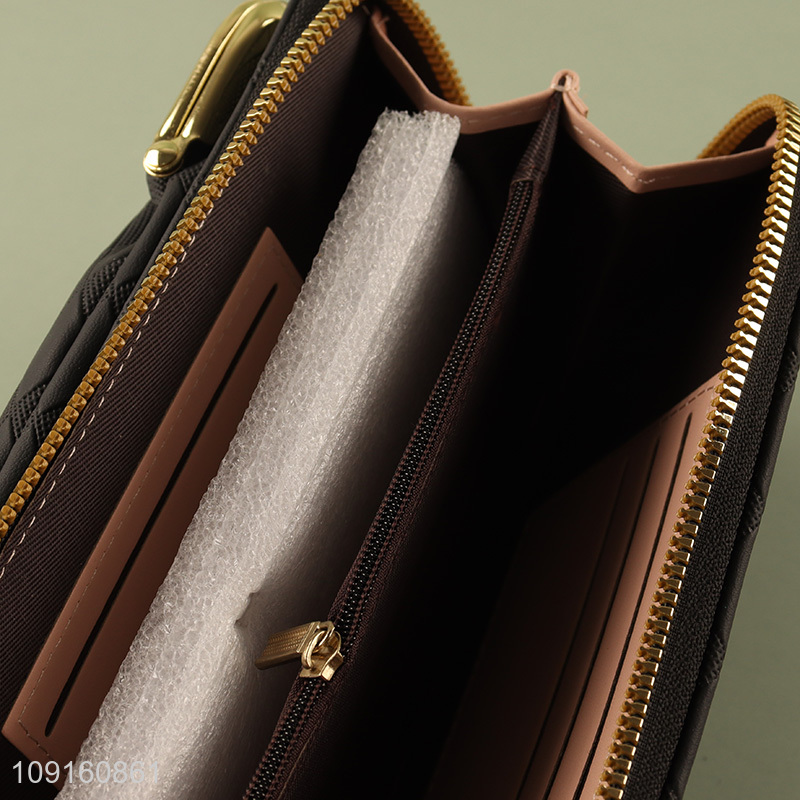 China supplier black fashion women wallet shoulder bag for sale