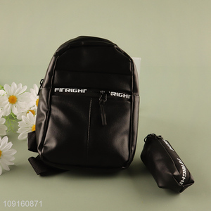 Popular products black portable casual shoulder bag with coin purse