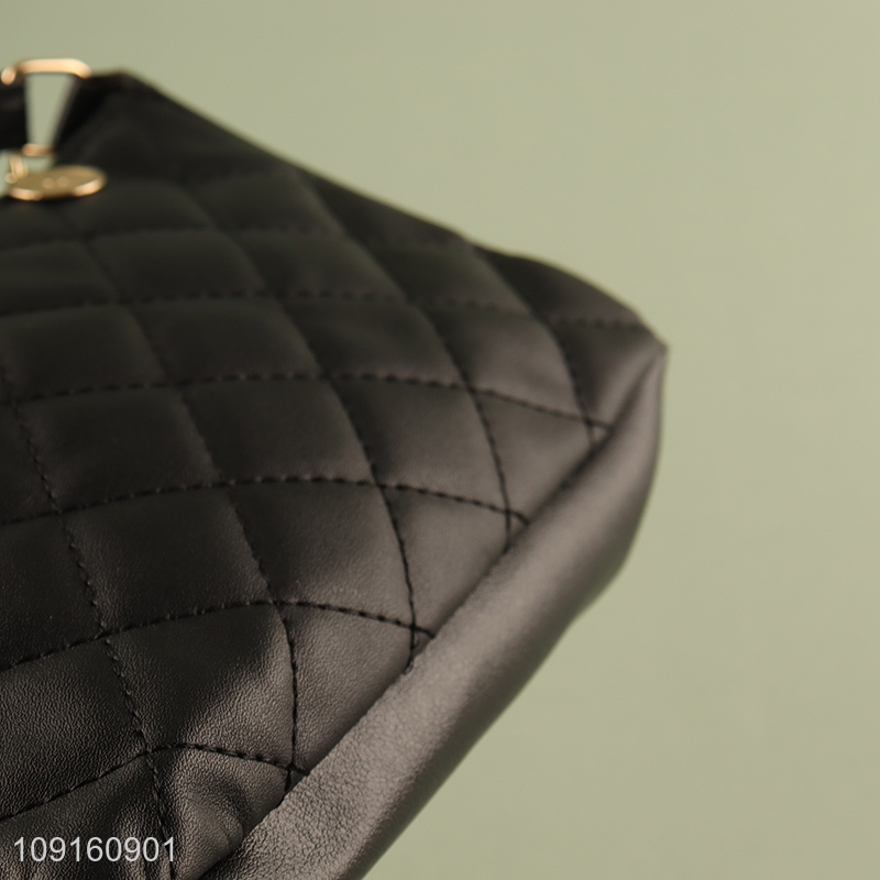Good quality black waterproof fashion women shoulder bag for sale