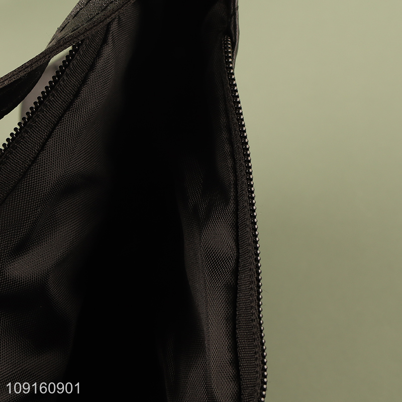 Good quality black waterproof fashion women shoulder bag for sale